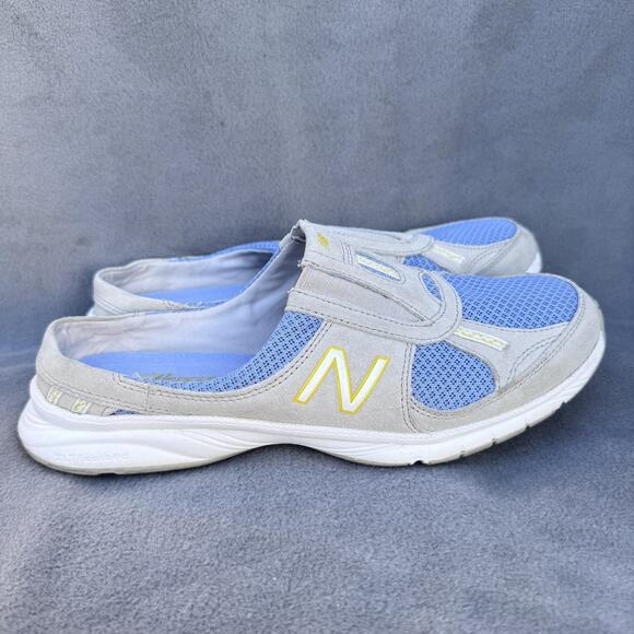 New Balance Shoes Womens Size 9.5 Gray Blue Slip-On Mule Clog Walking WW520GY - Picture 1 of 9